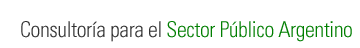 Consultor&iacute;a para el Sector P&uacute;blico Argentino